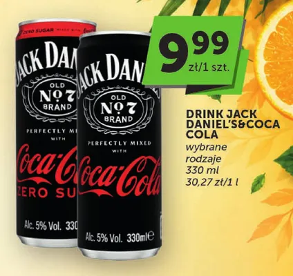 Drink Jack Daniel's & Coca-Cola Zero Sugar promocja w Groszek