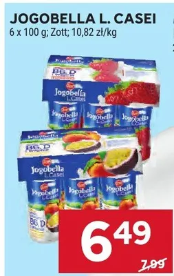 Jogurt Jogobella L. Casei Zott promocja w Stokrotka