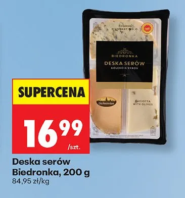 Deska serów promocja w Biedronka