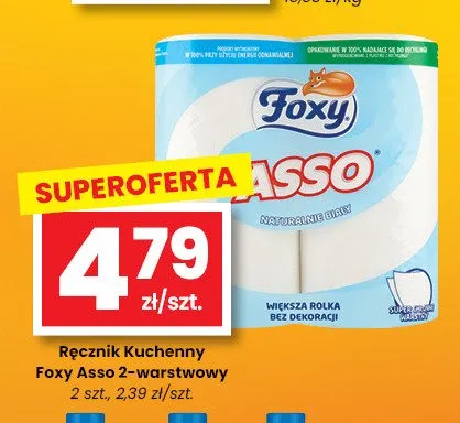 Ręcznik Kuchenny Foxy Asso 2-warstwowy promocja w emma MARKET