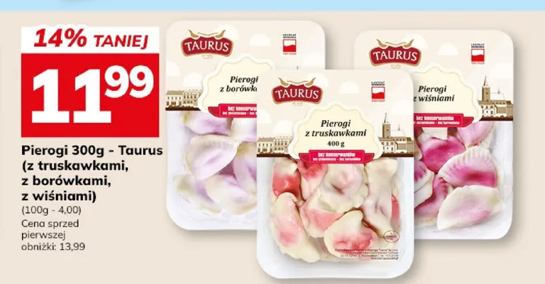 Pierogi z truskawkami, z borówkami, z wiśniami promocja w Hitpol