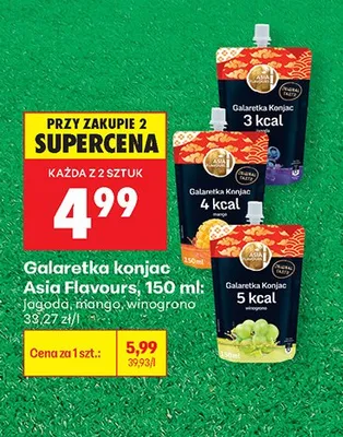 Galaretka konjac Asia Flavours jagoda promocja w Biedronka