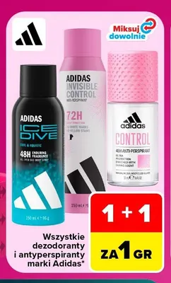 Dezodorant Adidas Ice Dive promocja w Carrefour
