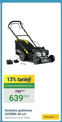 Kosiarka spalinowa Acerra 46 cm promocja w ERLI