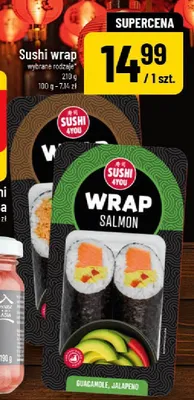 Sushi wrap łosoś Sushi 4You promocja w POLOmarket