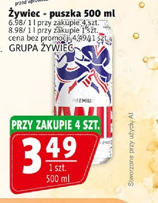 Piwo Żywiec promocja w Prim Market