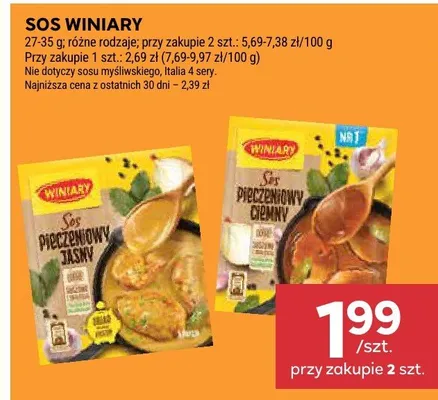 Sos pieczeniowy jasny promocja w Stokrotka