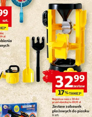 Zestaw zabawek plażowych do piasku 6 szt. promocja w Auchan
