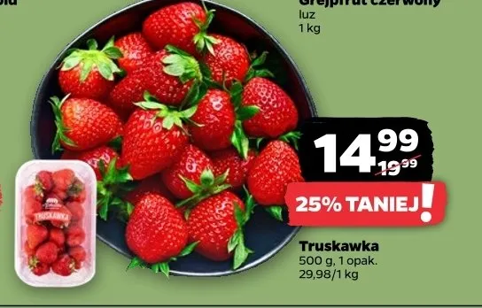 Truskawka promocja w Netto