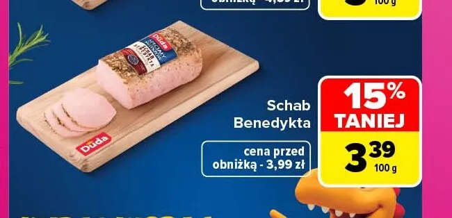 Schab Benedykta Duda promocja w Carrefour
