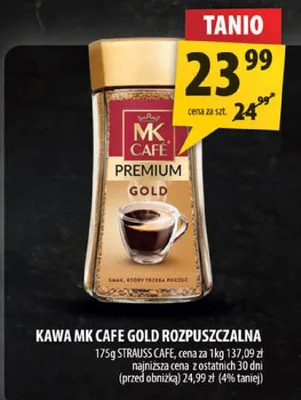 Kawa MK Cafe Gold rozpuszczalna promocja w Arhelan