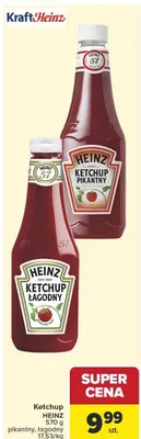 Ketchup pikantny, łagodny promocja w Carrefour Market