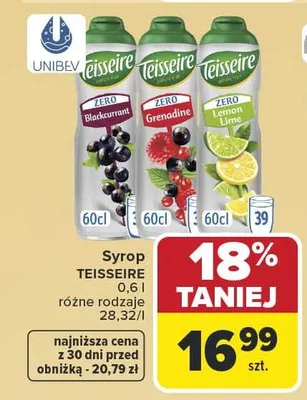 Syrop różne rodzaje promocja w Carrefour