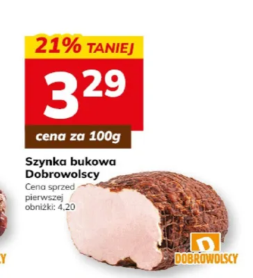 Szynka bukowa Dobrowolscy promocja w Hitpol