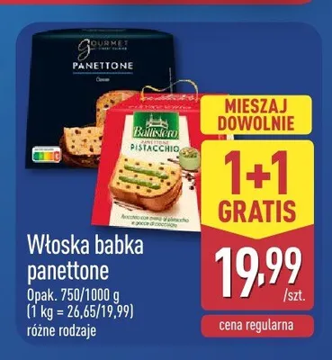Włoska babka panettone promocja w Aldi