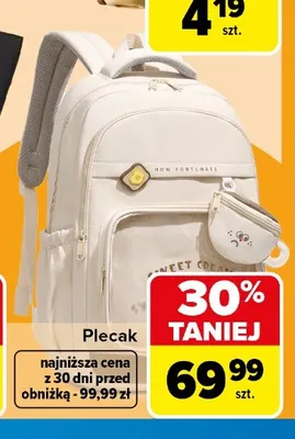 Plecak szkolny Capybara Wikam promocja w Carrefour