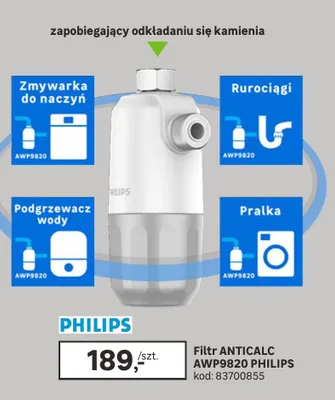 Filtr ANTICALC AWP9820 promocja w Leroy Merlin