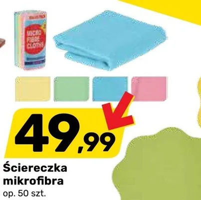 Ściereczka mikrofibra promocja w Bricomarche
