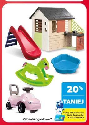 Zabawki ogrodowe promocja w Carrefour Market