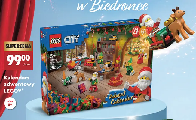 Kalendarz adwentowy LEGO promocja w Biedronka