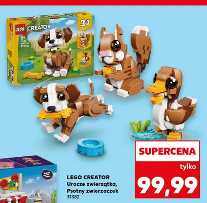 Klocki LEGO Creator Urocze zwierzątka Psotny zwierzaczek promocja w Kaufland
