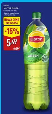 Ice Tea Green Lipton promocja w Aldi