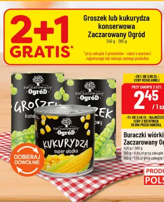 Kukurydza konserwowa Zaczarowany Ogród promocja w POLOmarket