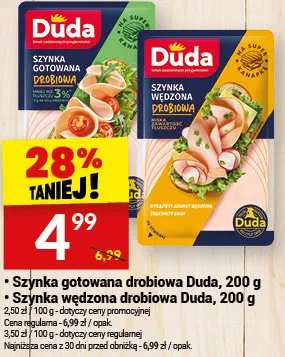 Szynka gotowana drobiowa Duda promocja w Twój Market