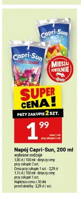 Napój Capri-Sun promocja w Twój Market