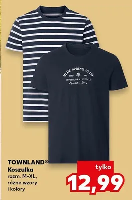 Koszulka rozm. M-XL, różne wzory i kolory promocja w Kaufland