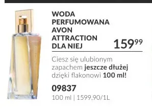 Woda perfumowana Avon Attraction dla Niej promocja w AVON