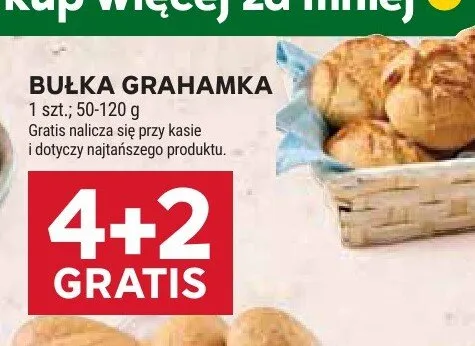 Bułka grahamka promocja w Stokrotka
