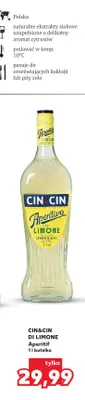 Wino białe Aperitif Di Limone Cin & promocja w Kaufland