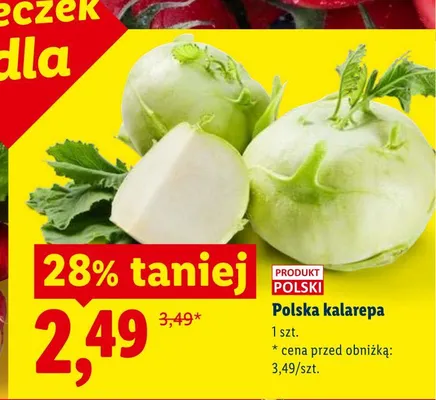 Kalarepa polska promocja w Lidl