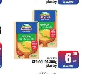 Ser Gouda plastry Hochland promocja w Tomi Markt