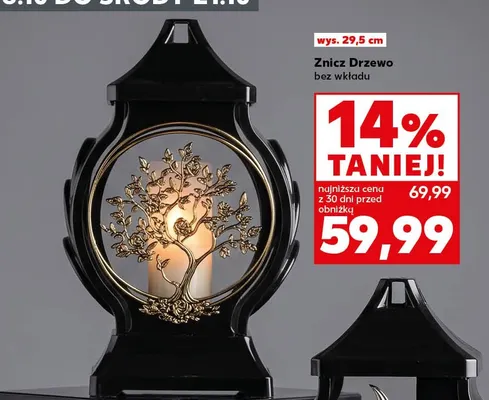 Znicz Drzewo bez wkładu promocja w Kaufland