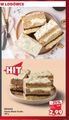 Ciasto Biała Trufla Michaś promocja w Kaufland