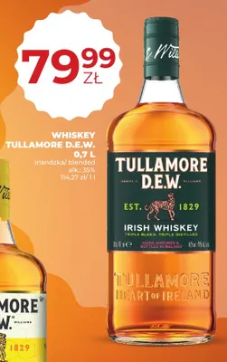 Whiskey Tullamore D.E.W. promocja w Duży Ben