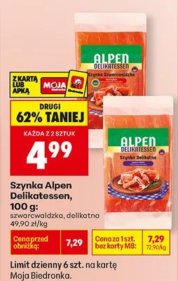Szynka delikatna promocja w Biedronka