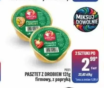 Pasztet z drobiem Profi promocja w Tomi Markt