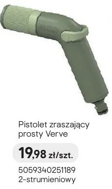 Pistolet zraszający prosty Verve promocja w Castorama