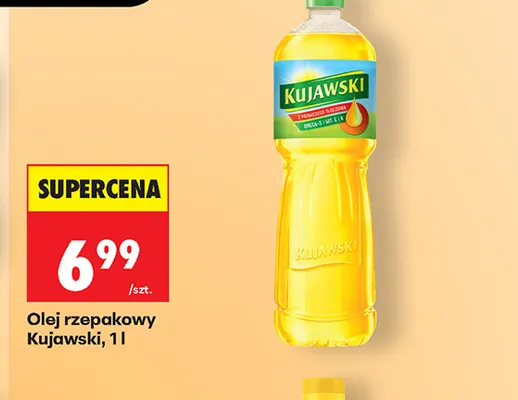 Olej rzepakowy Kujawski promocja w Biedronka
