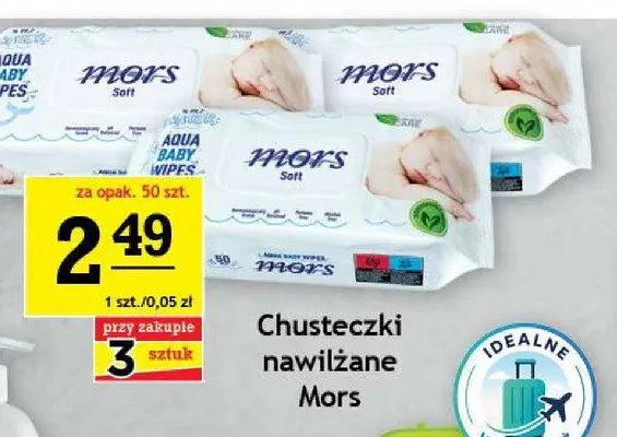 Chusteczki nawilżane Mors Soft Care promocja w Gram Market