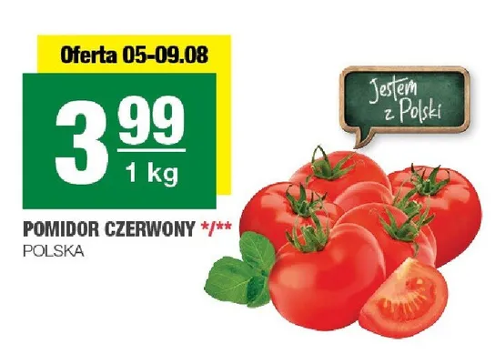Pomidor czerwony polski promocja w SPAR