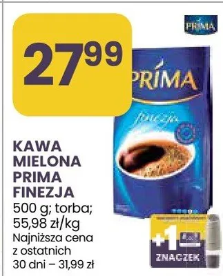 Kawa mielona Prima Finezja promocja w Stokrotka