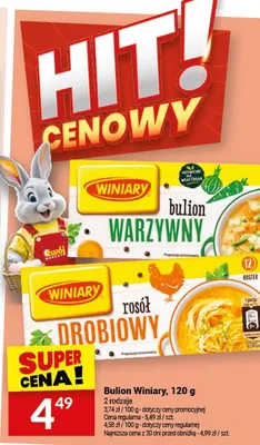 Bulion warzywny, bulion drobiowy promocja w Twój Market