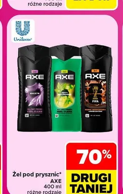 Żel pod prysznic Axe Dark Temptation Fifa promocja w Carrefour Market