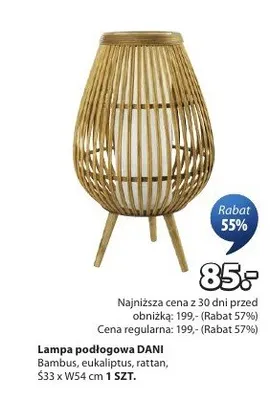 Lampa podłogowa promocja w Jysk