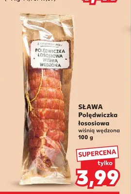 Polędwiczka łososiowa wiśnią wędzona Sława promocja w Kaufland
