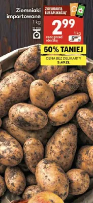 Ziemniaki importowane promocja w Delikatesy Centrum